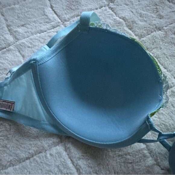 Victoria's Secret | Dream Angels Lemon Embroidery Lined Demi Bra | Size 34DDD - Picture 8 of 12